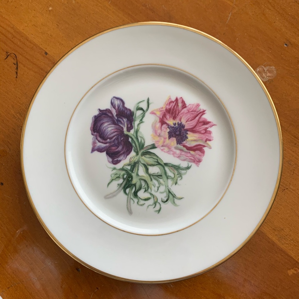 Salad or Dessert Plate Lamberton China Field Lily